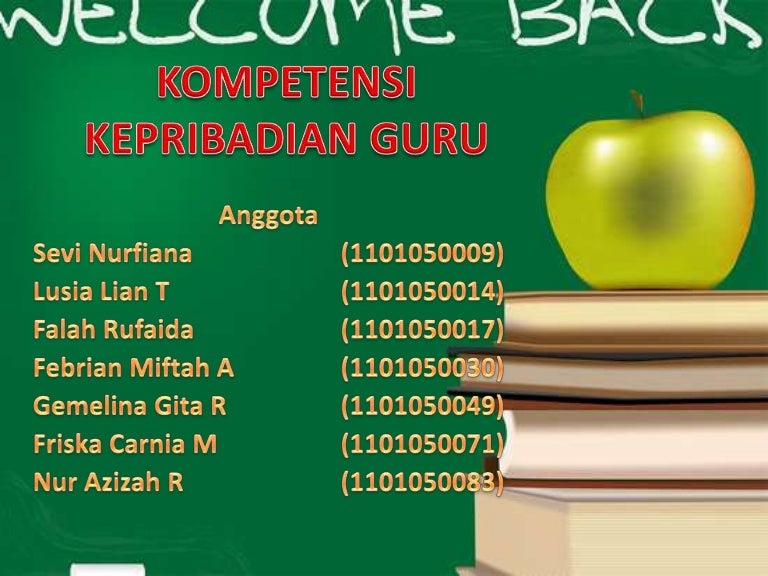 Kompetensi Kepribadian Guru